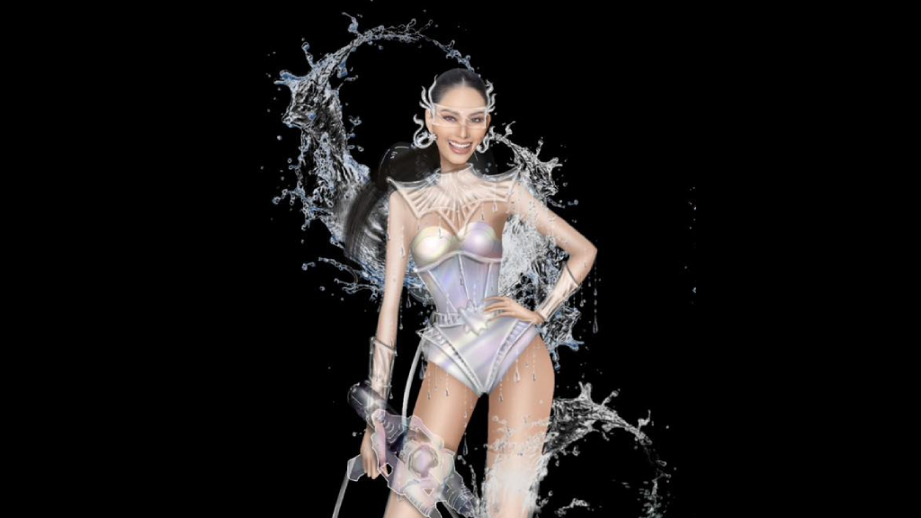 ‘Iconic of Songkran’ ชุดจากขยะพลาสติกชนะโหวตและกลายเป็นชุดประจำชาติที่ แอนนา เสืองามเอี่ยม จะสวมใส่บนเวที Miss Universe 2022