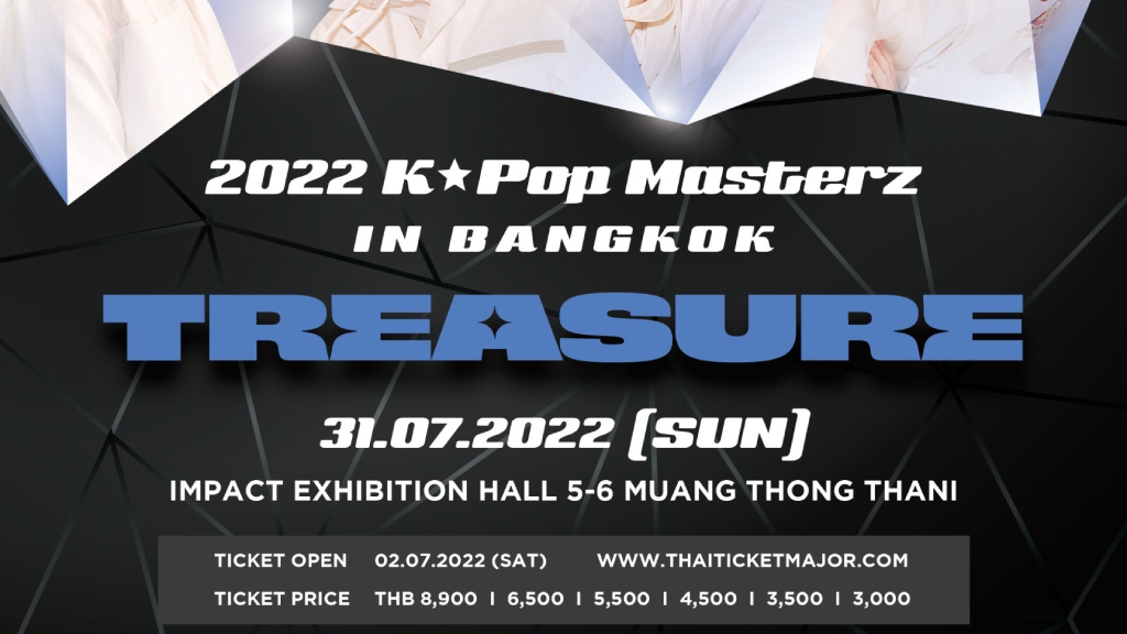 ตื่นเต้นไม่ไหว! TREASURE มาไทยครั้งแรก กับคอนเสิร์ต 2022 K-POP MASTERZ IN BANGKOK