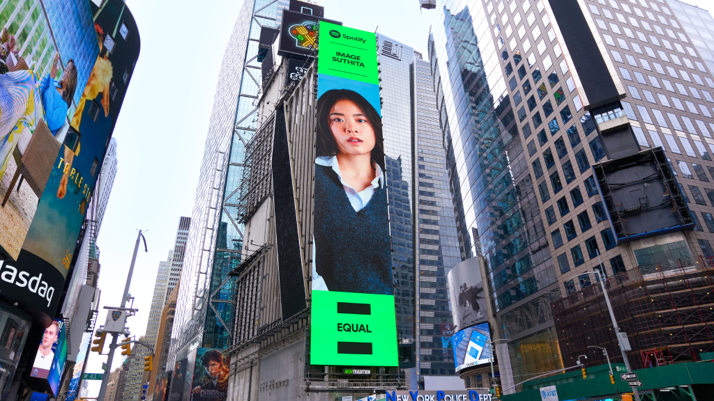 HELLO NYC! อิมเมจ สุธิตา เป็นศิลปินไทยคนล่าสุดที่ถูกคัดเลือกให้ร่วมแคมเปญ Spotify EQUAL เพื่อสนับสนุนความเท่าเทียม