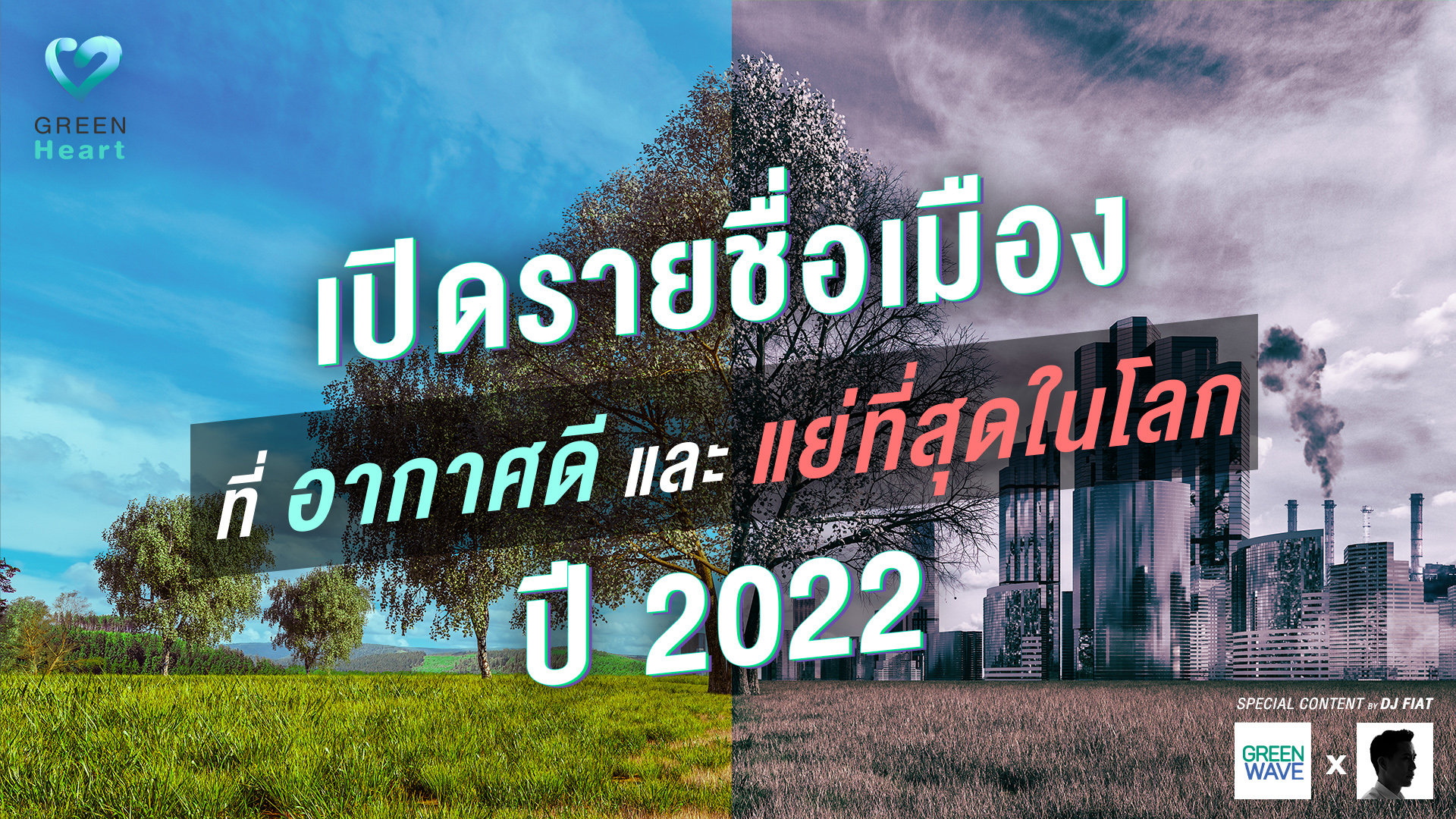 เปิดรายชื่อ เมืองที่อากาศดี และแย่ที่สุดในโลก ปี 2022