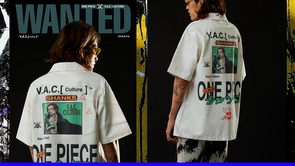 เเฟน One Piece ห้ามพลาด! ถึงคิว 3 ตัวละครโคตรเท่ขวัญใจจักรพรรดิผมแดง “แชงคูส” กับคอลเล็กชันสุดเท่ #vacculturexOnePiece