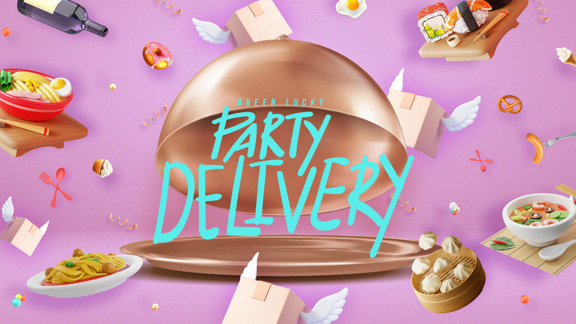 GREEN LUCKY : PARTY DELIVERY