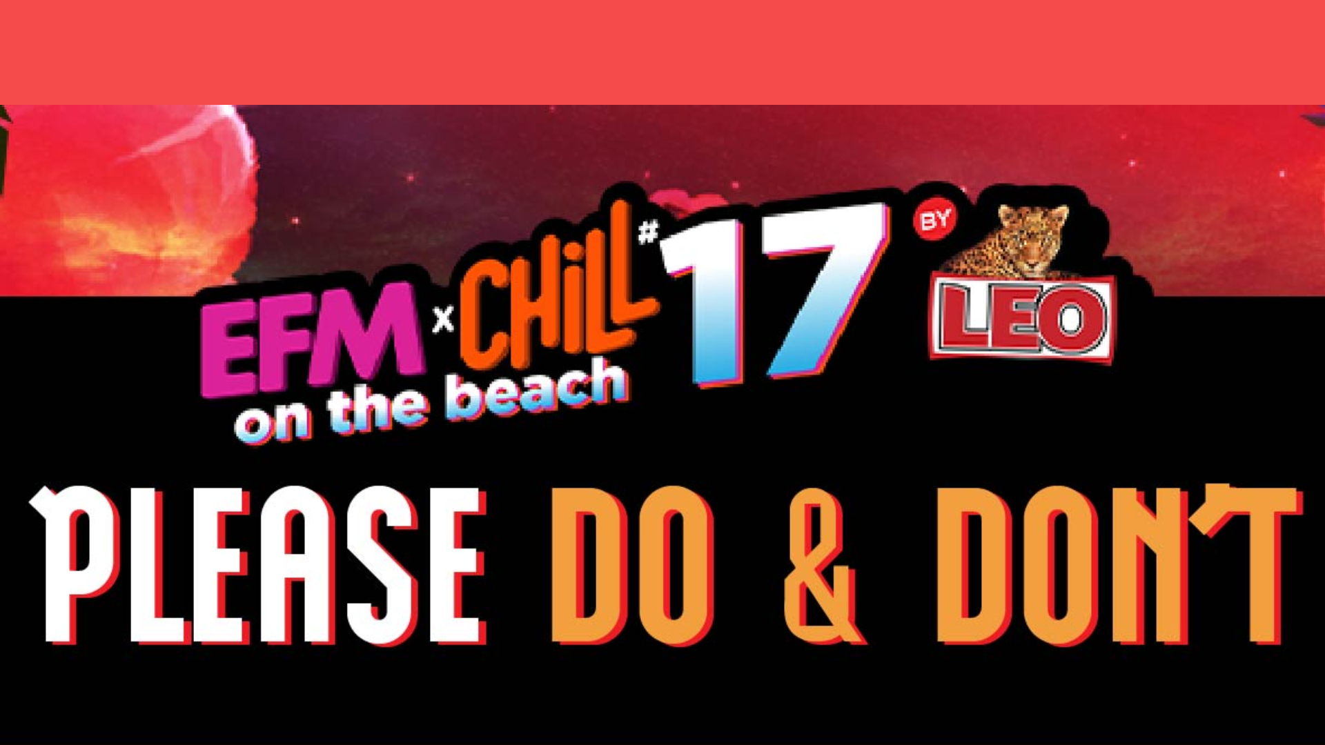 PLEASE DO & DON’T ในงาน EFM x Chill On The Beach 17